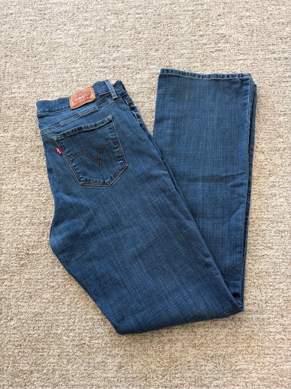 Levi's Men's Indigo Blue Straight Leg Jeans